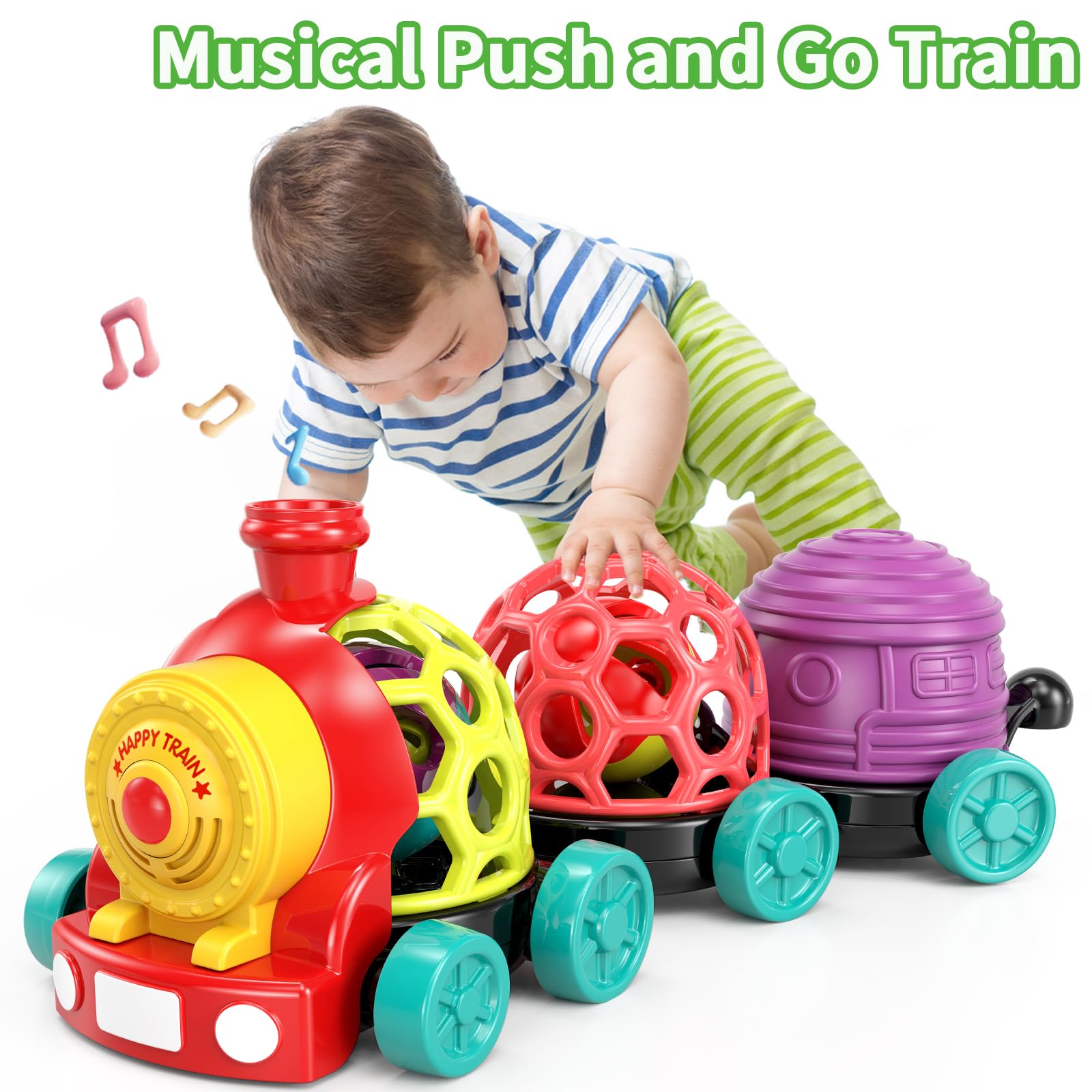 Wanonoo soft rattle cars provide safe teething and sensory play for infants.