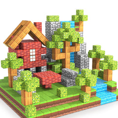 Wanplay forest-theme magnetic blocks set inspires imaginative forest adventures and open-ended play.