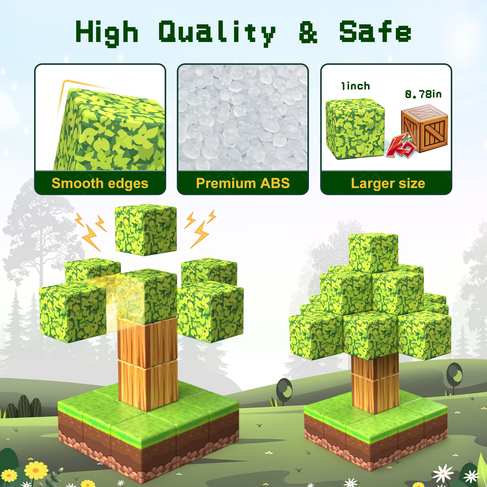 Wanplay hand-eye coordination magnetic blocks enhance coordination through interactive play.