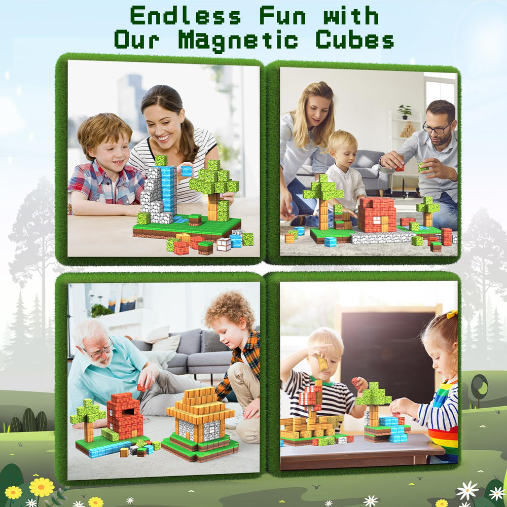 Wanplay magnetic blocks offer sensory, hands-on learning through building.