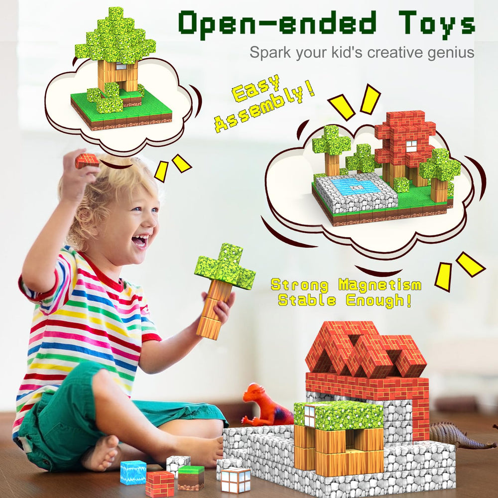 Wanplay blocks support endless stacking and rebuilding for focused play.