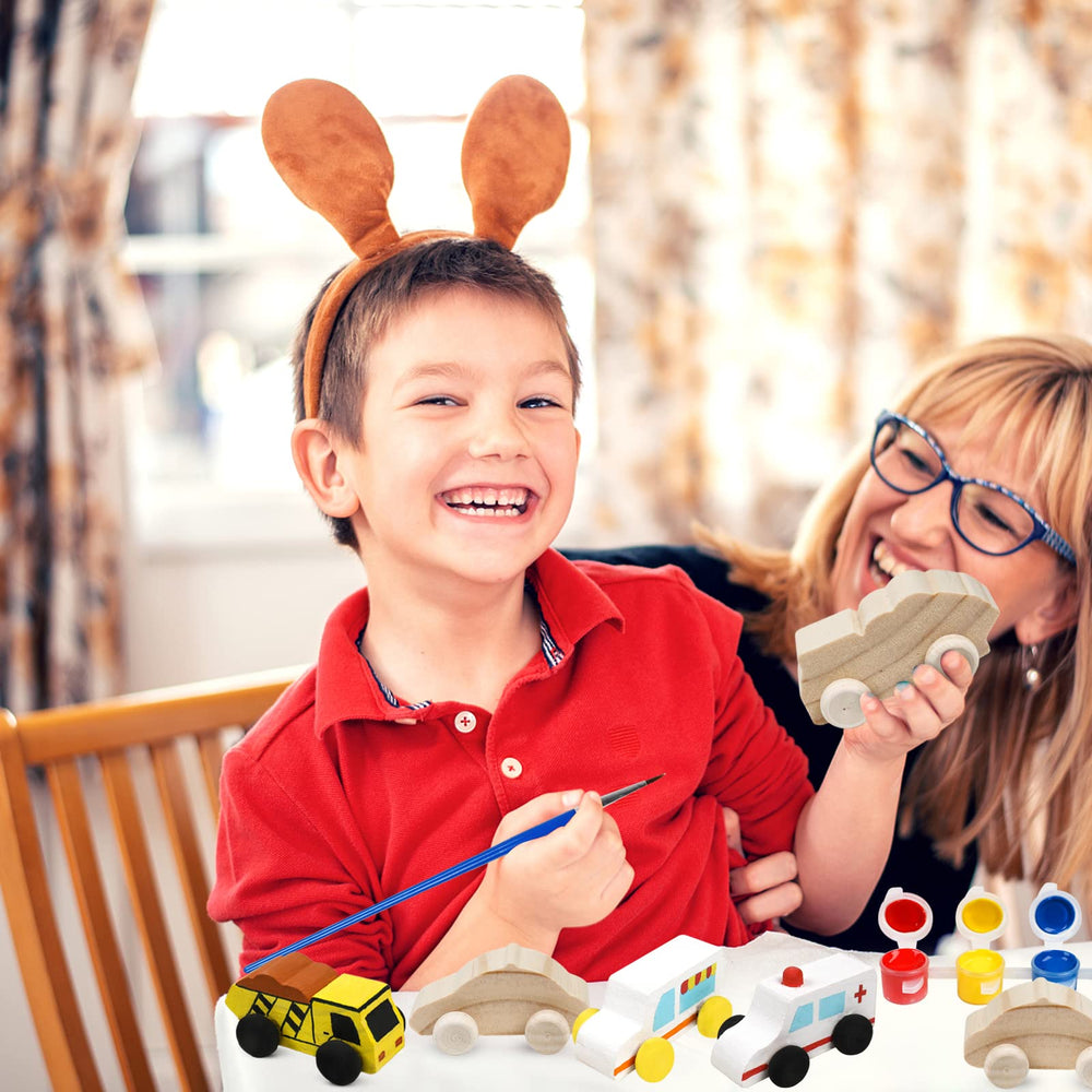 WANTKA durable wooden cars designed for long-term use and repainting.