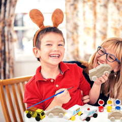 WANTKA durable wooden cars designed for long-term use and repainting.
