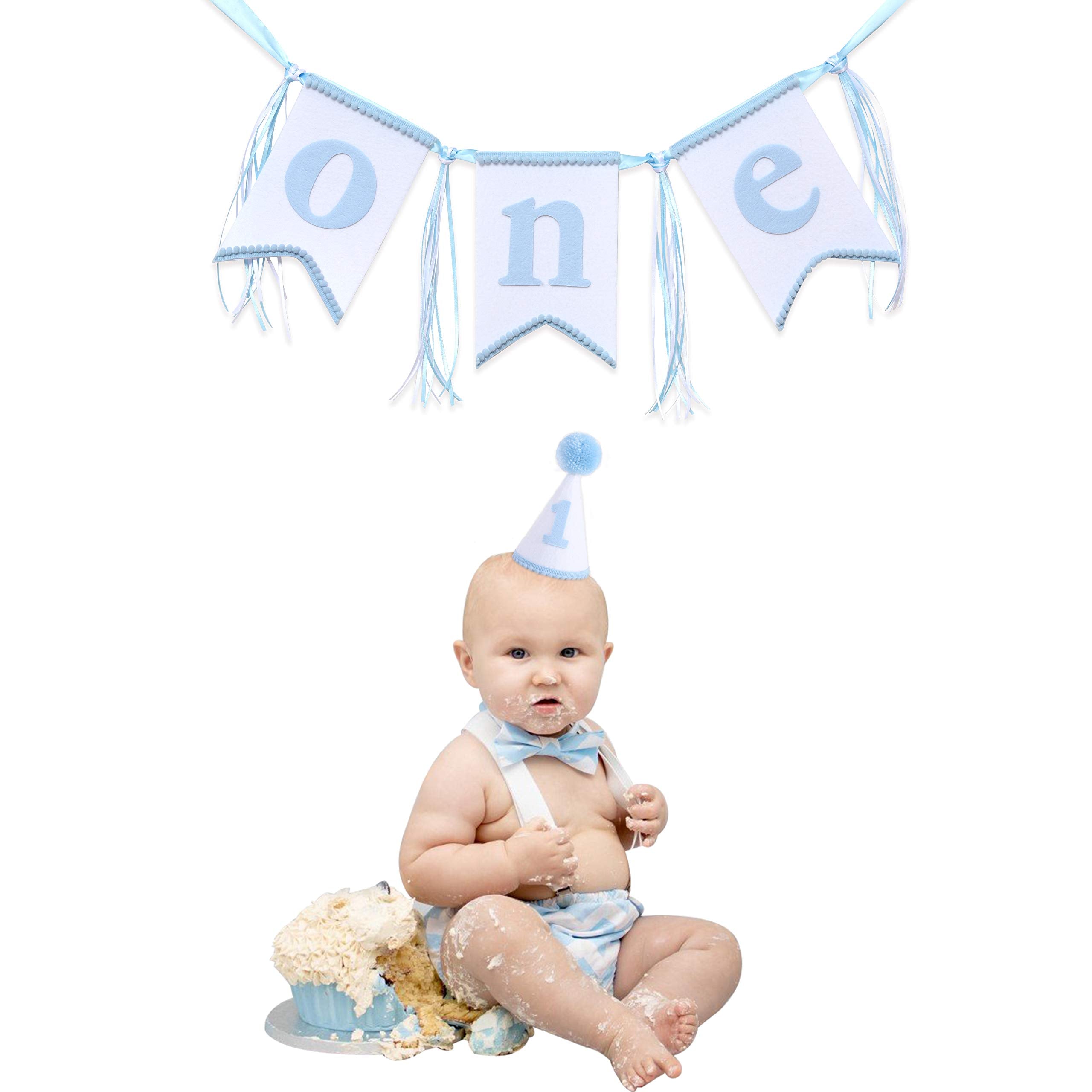 WAOUH banner features blue ribbons for a polished party look.