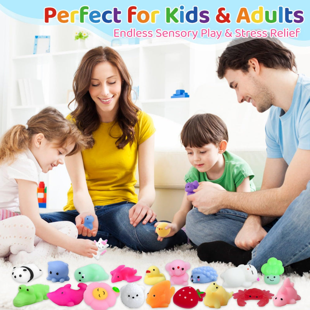 Waraoko Mochi Squishies unicorns and pandas encourage calm, focused break time.