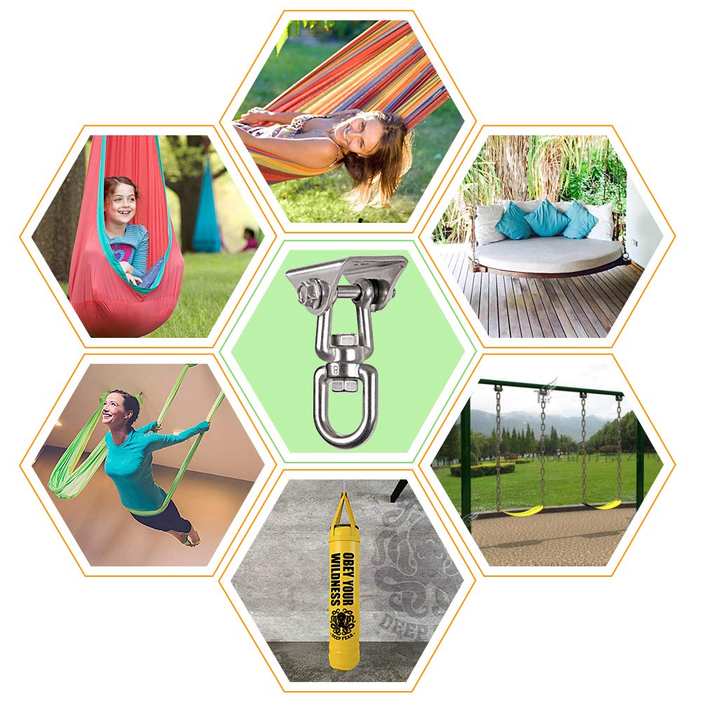 WAREMAID 360-degree rotating hanger keeps swings balanced and adjustable.