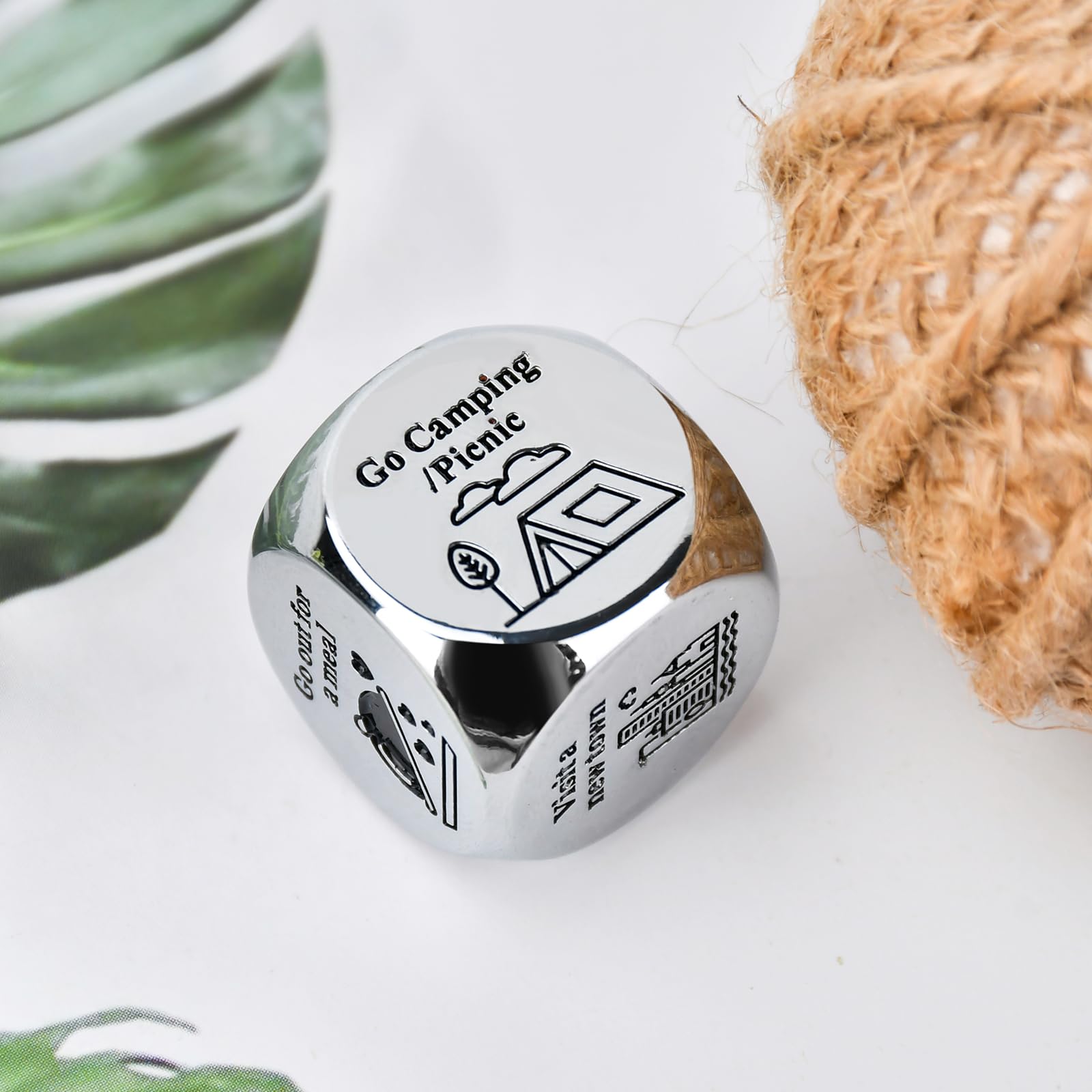 Wareon couple’s date idea dice in use during a planning moment.