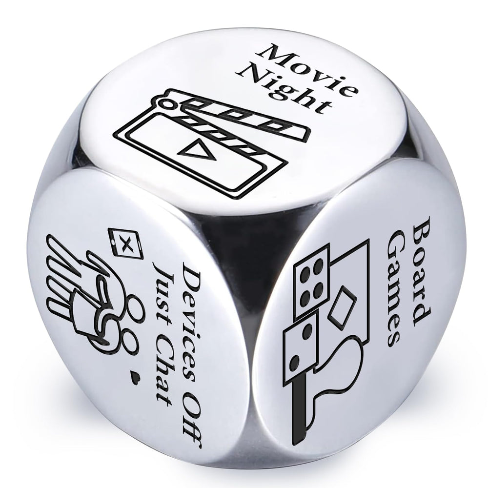 Wareon date night dice in gift box, ready for gifting