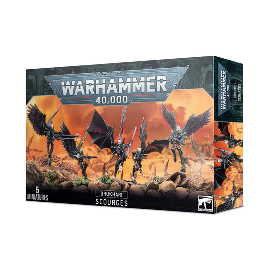 Warhammer 40k Drukhari Scourges unassembled kit ready for painting