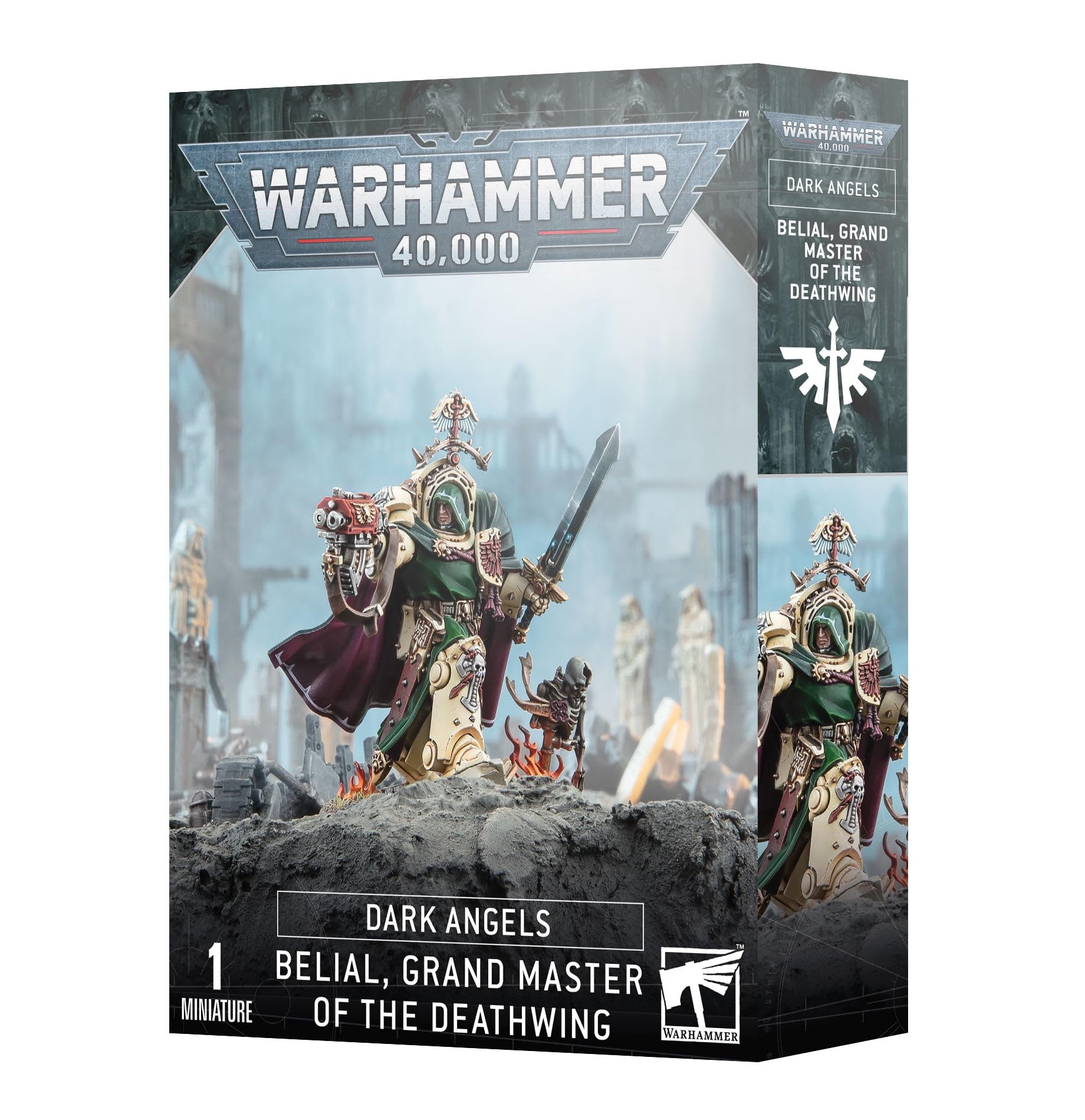 Warhammer Belial with Sword of Silence, ideal for collectability and hobby painting.