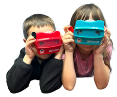 Warm Fuzzy Toys 3D Viewfinder Space Edition reels showcase 3D space images for exploration.