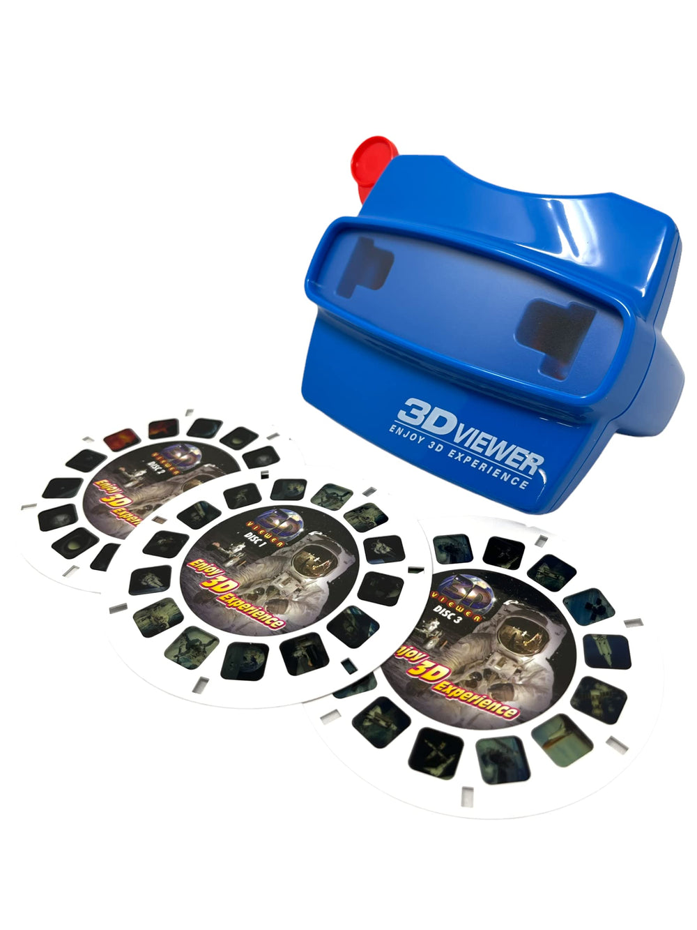 Warm Fuzzy Toys 3D Viewfinder Space Edition side view for portable, kid-friendly learning.