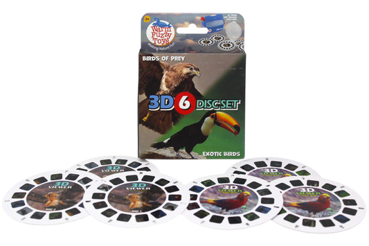 Warm Fuzzy Viewfinder Reels featuring the American Kestrel for curious observation during play