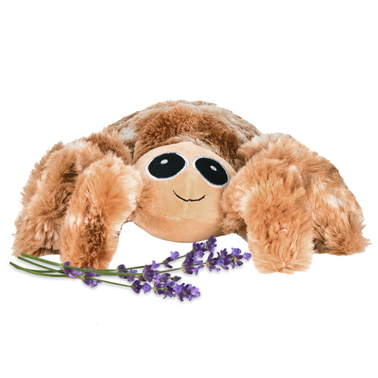 Warm Pals Spider microwavable plush hug for cozy evenings.