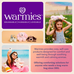 Warmies Avocado plush design is child safe and meets safety standards.