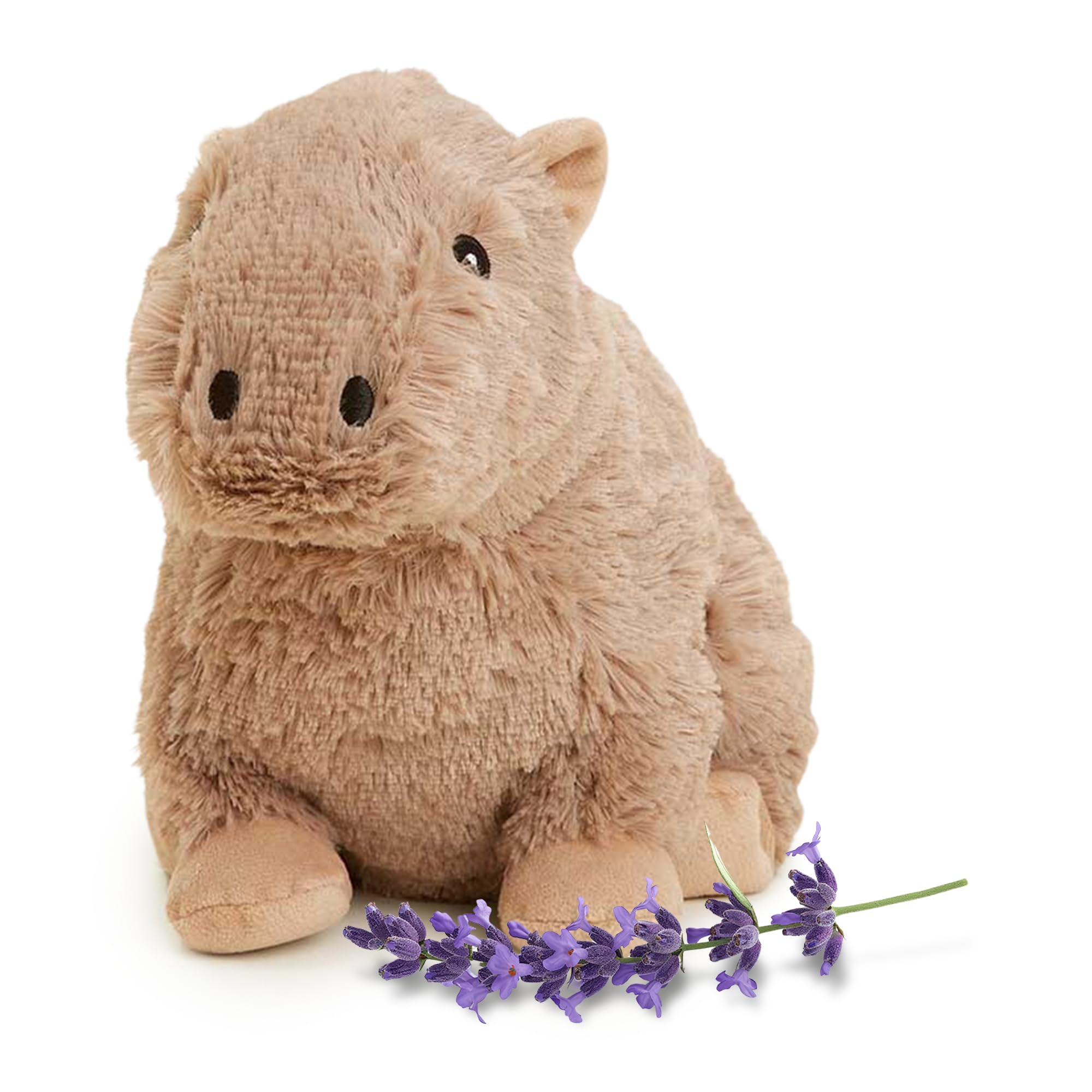 Warmies Capybara heat-therapy plush for soothing evening warmth
