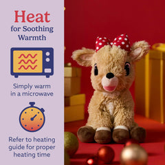 Warmies Clarice lavender scented plush creates a gentle aroma at night.