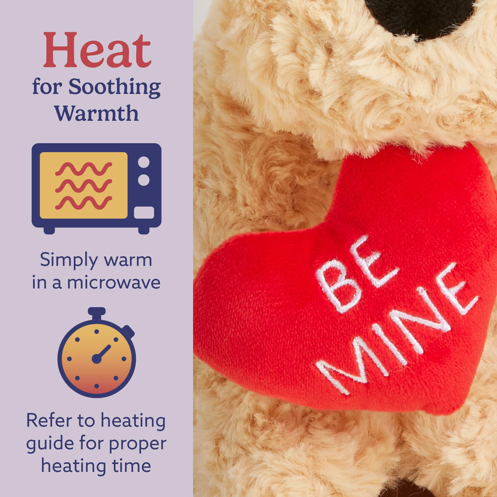 Warmies Dog Golden Be Mine weighted plush—cozy, comforting weight for calm moments.