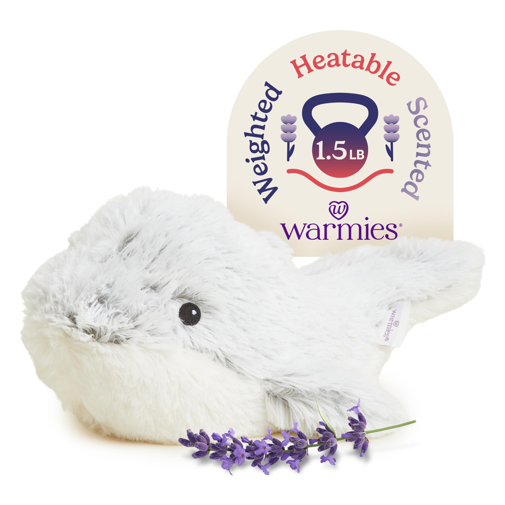 Warmies Dolphin microwavable plush offering soothing warmth and cozy cuddles