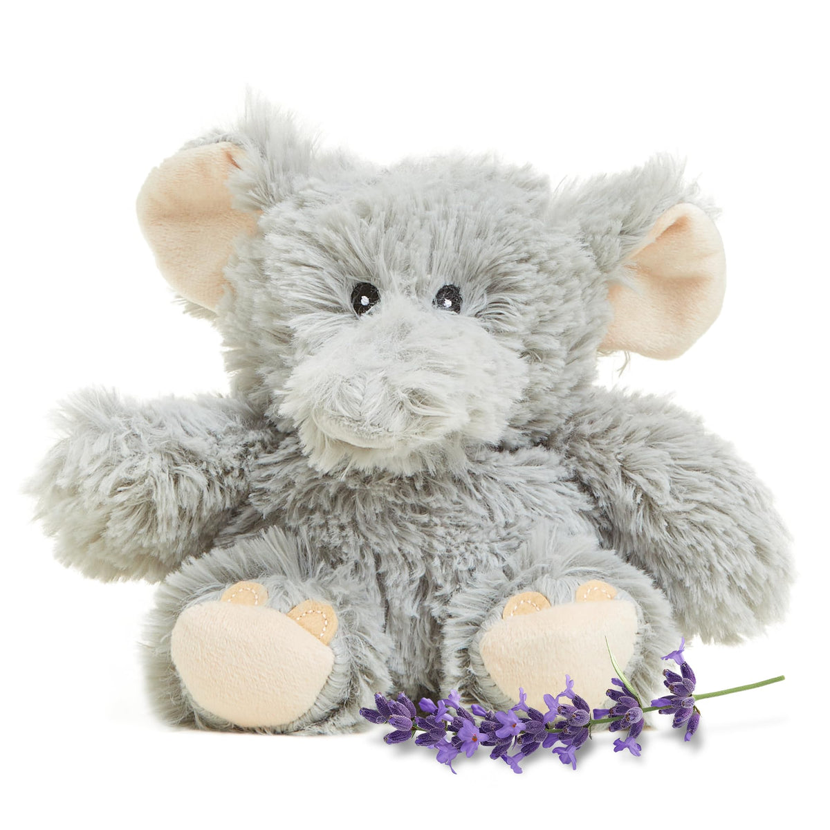Warmies Elephant plush delivers soothing warmth for cozy evenings.