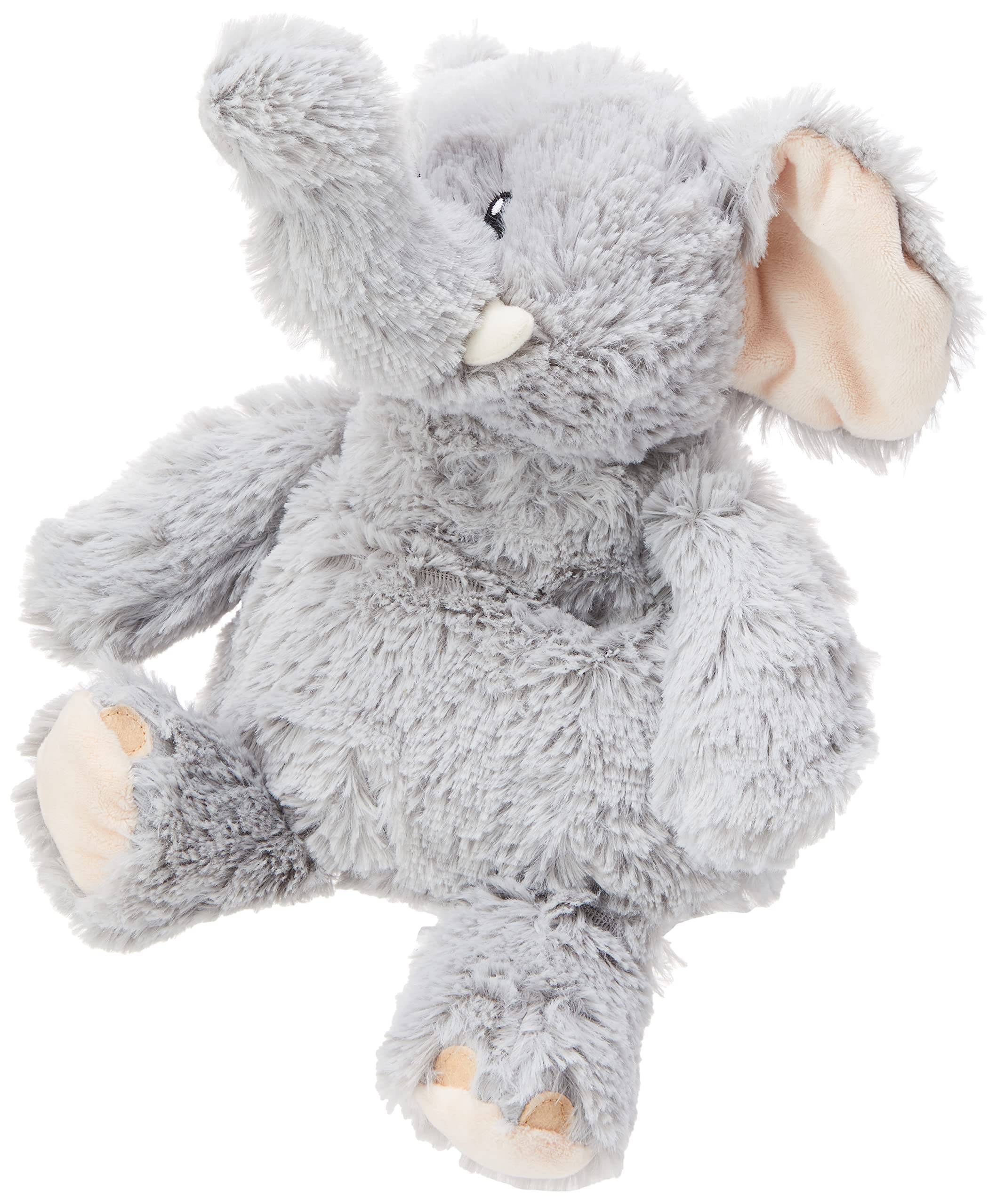 Warmies Gray Elephant lavender-scented plush creates a calming aroma for nights.