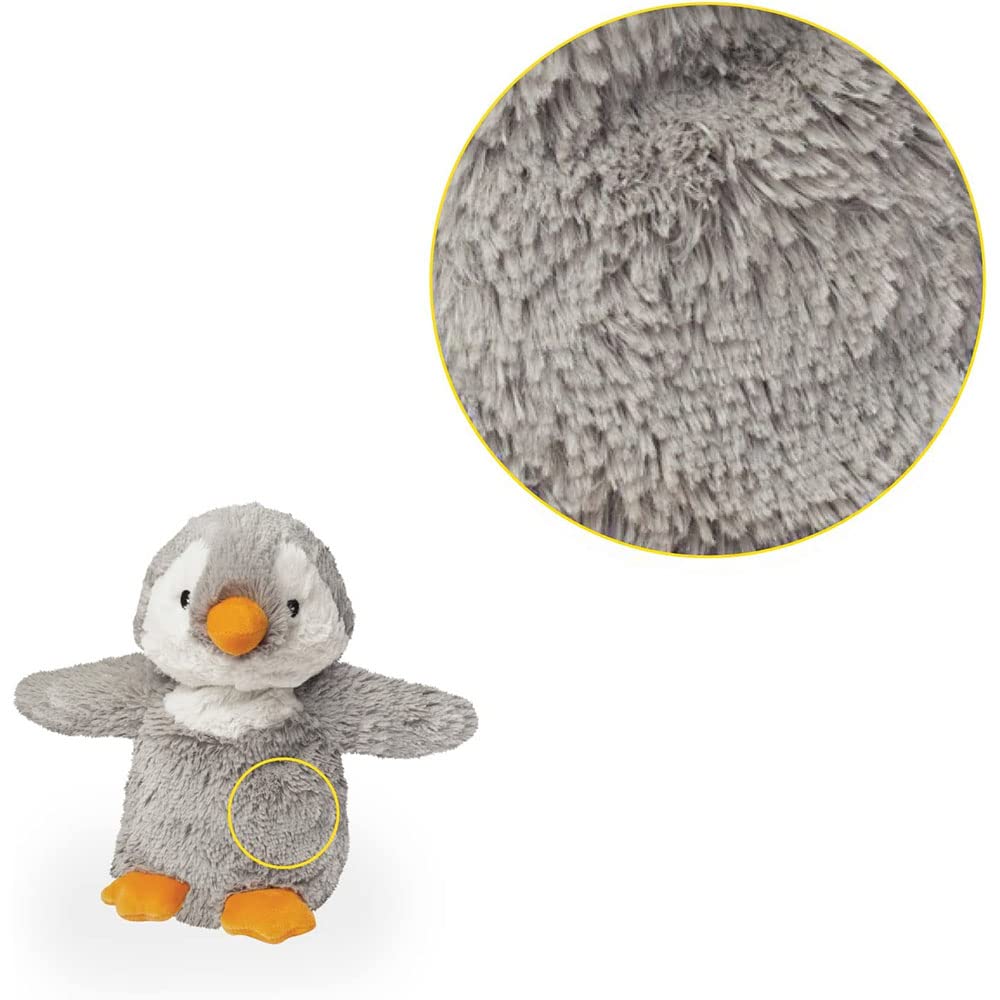 Warmies gray penguin lavender-scented plush for calm evenings.