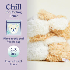 Warmies Hugs Duo Puppy lavender-scented for a relaxing bedtime mood