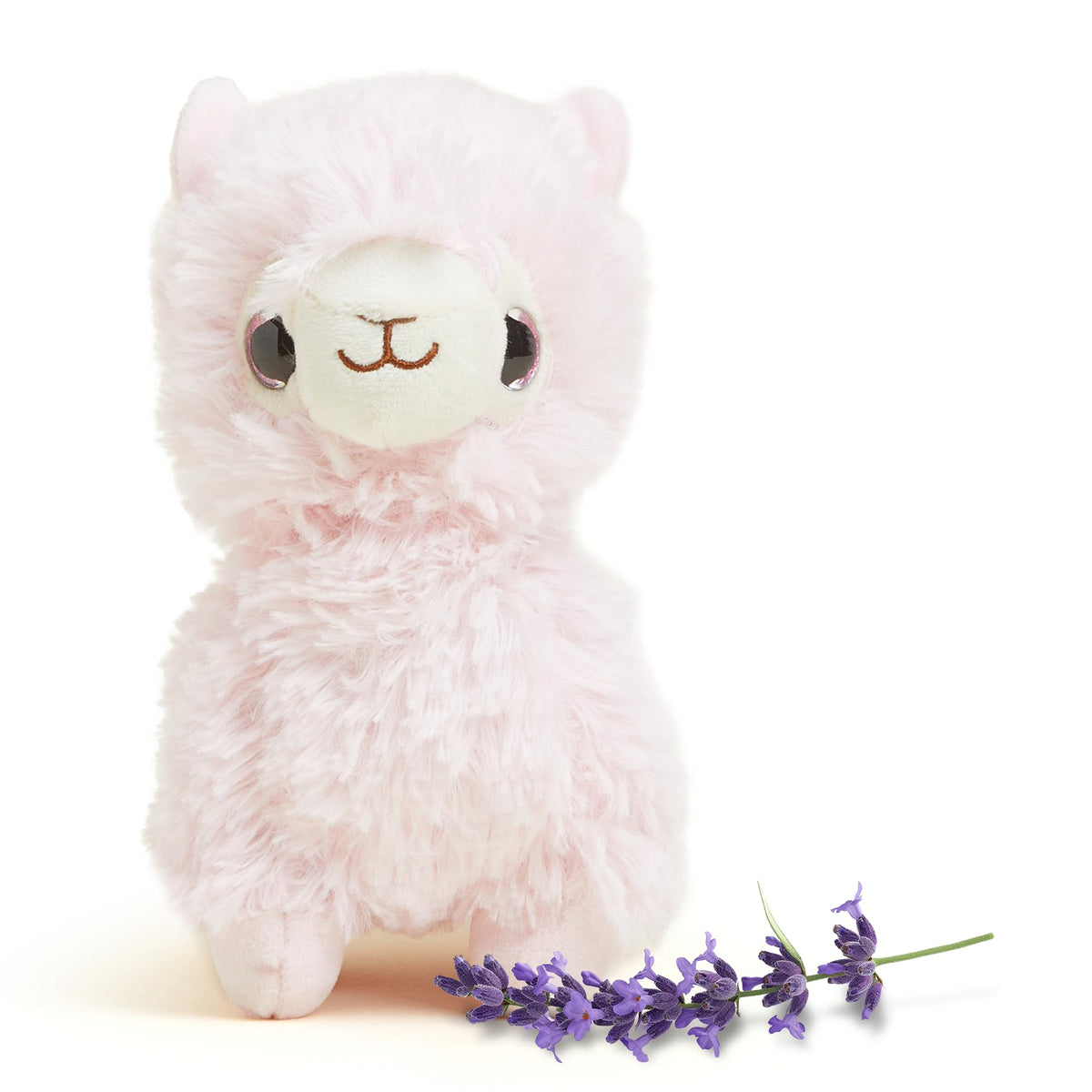 Warmies Junior Pink Llama microwaved warmth for cozy evenings and soothing comfort.