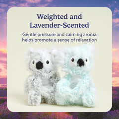 Warmies Koala Hugs Duo lavender aroma creates a soothing bedtime ambiance.