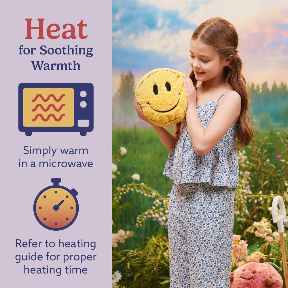 Warmies lavender-scented plush delivers a gentle aroma for bedtime routines.