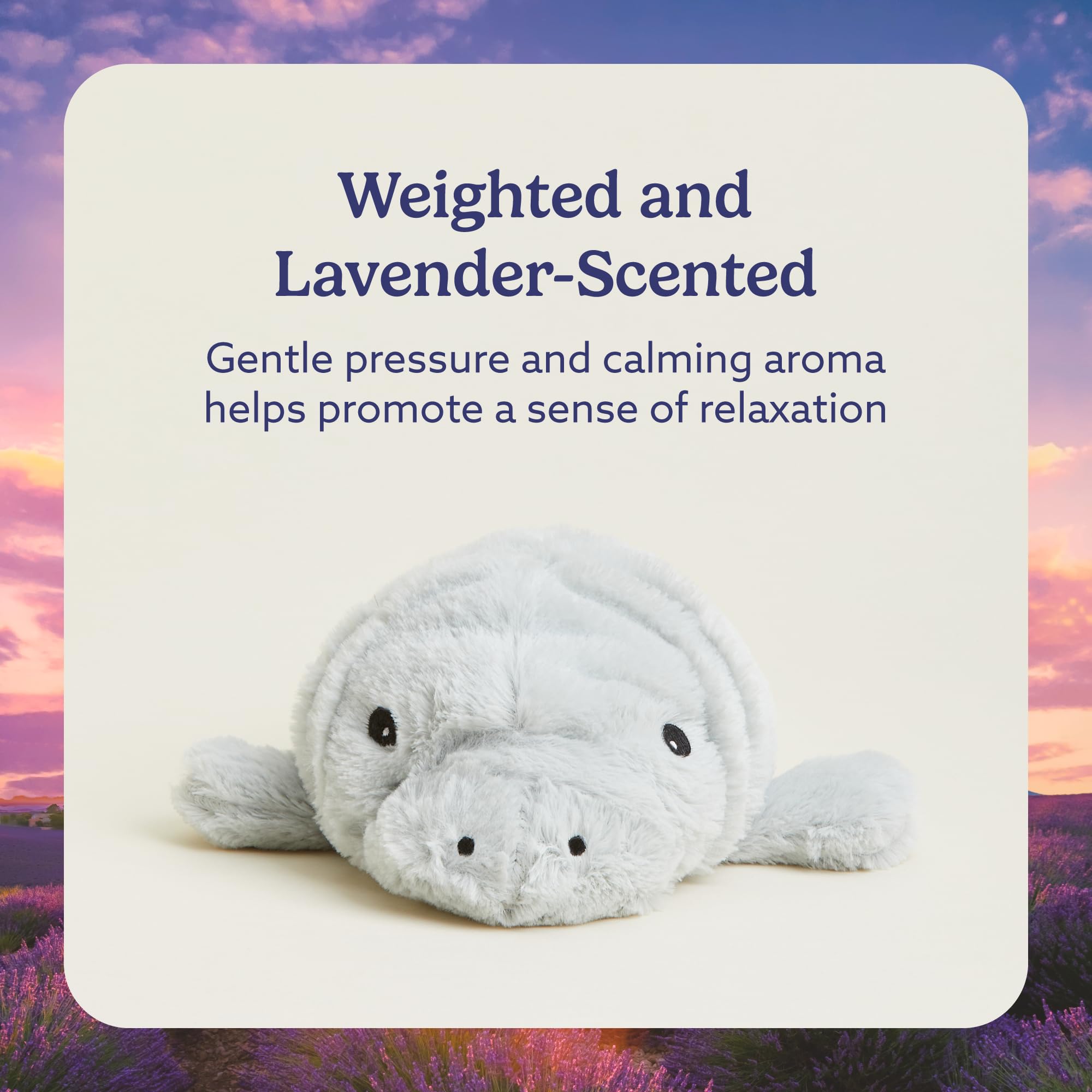 Warmies Manatee cooling plush offers refreshing touch