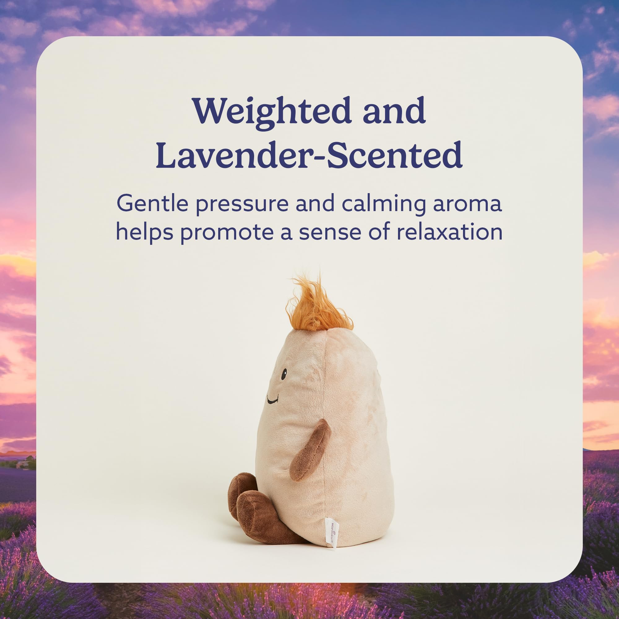 Warmies Potato plush cooling sensation for hot days.