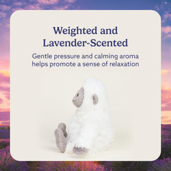Warmies Yeti microwavable heat for quick comforting warmth.
