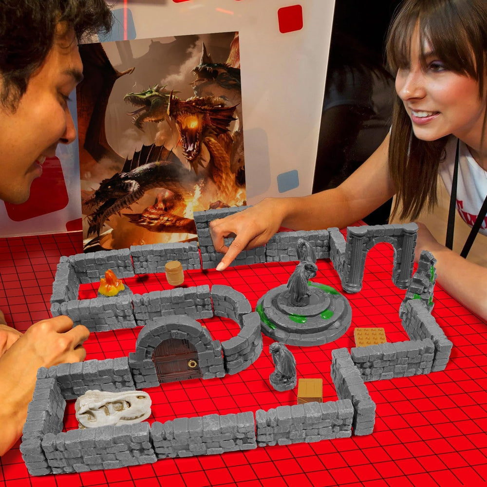 Warmtree fire pits and barrels enrich cluttered terrain for interactive encounters