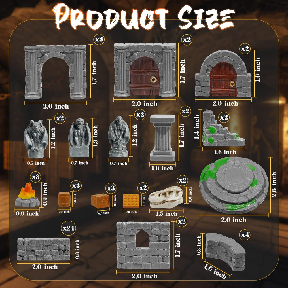 Warmtree dungeon walls showing windows and doors for varied passage options