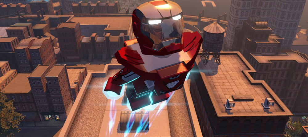 WARNER BROS LEGO Marvel's Avengers PS4 ensemble of heroes including Hulk and Iron Man.