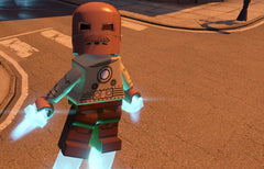 WARNER BROS LEGO Marvel's Avengers PS4 Iron Man flight pose for dynamic combat.