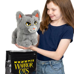Warrior Cats Graystripe fabric texture highlighting soft plush quality
