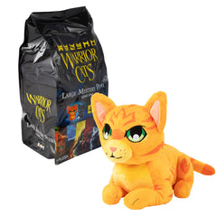 Warrior Cats plush beside ruler showing 11 inch size for scale