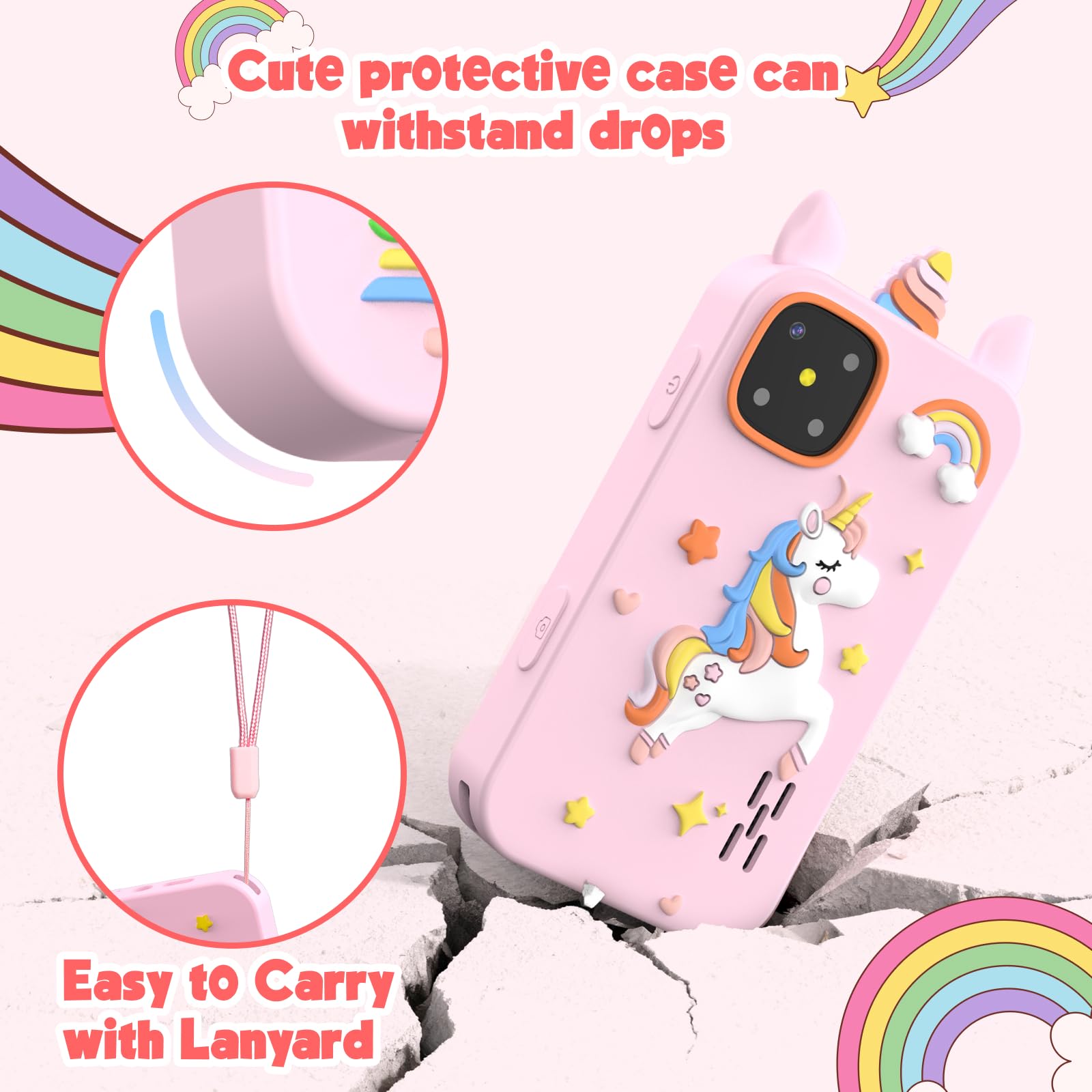 WARWARS gift-ready kids phone makes birthdays and holidays extra special.