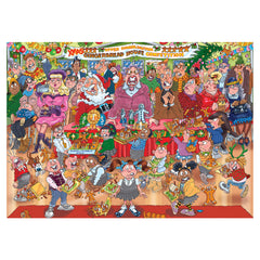 Wasgij Christmas 18 Gingerbread Showstopper artist James Alexander delivers distinctive holiday art.