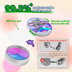 Waterelf Blue Glow Putty provides visual feedback during manipulation