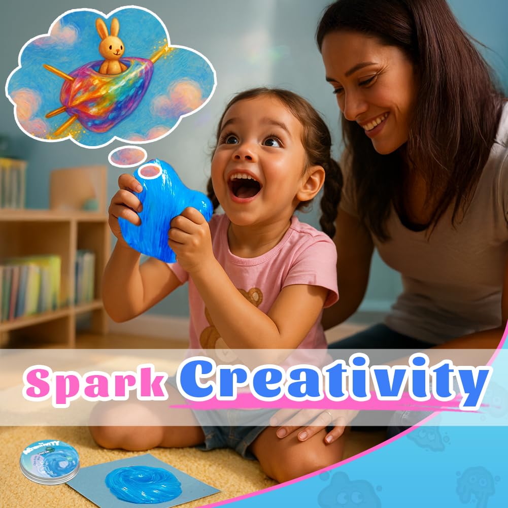 WATERELF blue putty tin makes a thoughtful gift for kids and adults