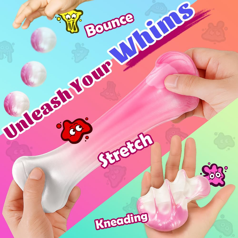WATERELF putty being squeezed by a child for focused fidget play