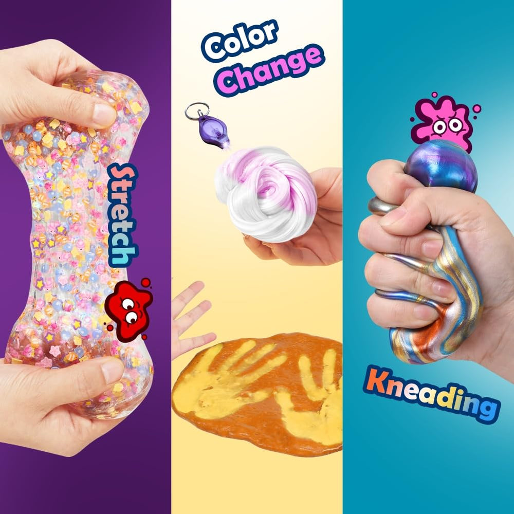 WaterElf thermochromic and glow-in-the-dark putty adds interactive discovery during play