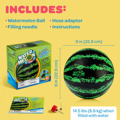 Watermelon Ball inflates in seconds, speeding up setup