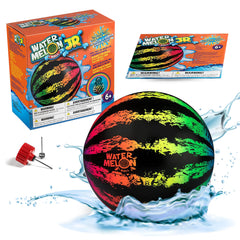 Watermelon Ball JR underwater dribble for engaging pool play.