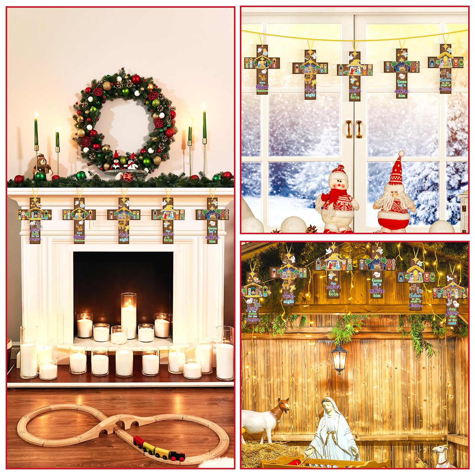 Watersay church classroom ornaments suitable for parties and Sunday school