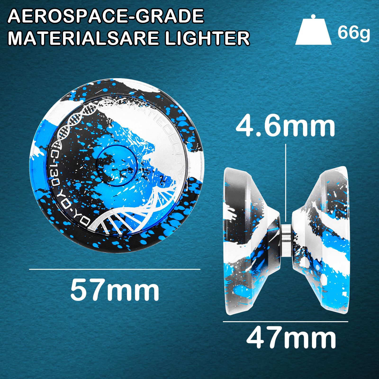 WATIEOBOO C130 includes a non-responsive bearing for advanced tricks.