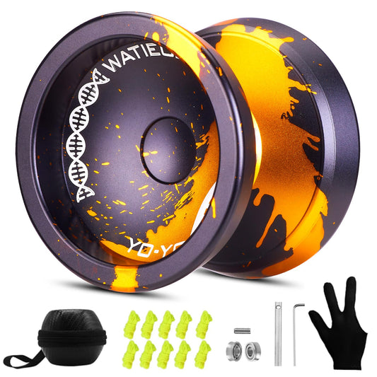 WATIEOBOO yoyo finger-spin with dimple ball design for stable spins.